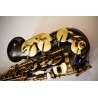 Saxophone : Alto nickel noir clétage doré 6430 BN