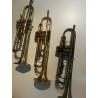 DESTOCKAGE : pour decoration : lot 3 trompettes