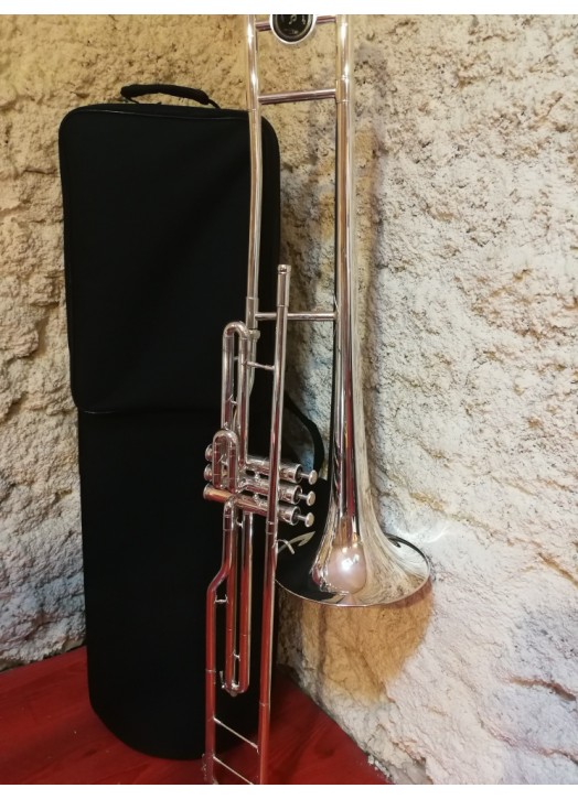 trombone a pistons argenté HSC131-RUPTURE TEMPORAIRE